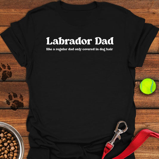 Funny Labrador Dad Black