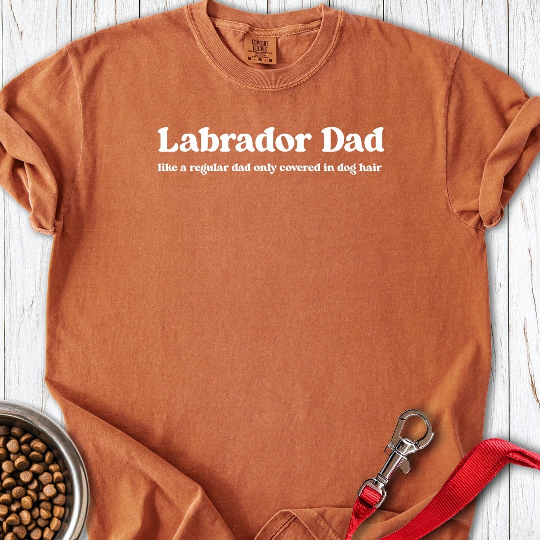 Funny Labrador Dad Premium Tee Yam