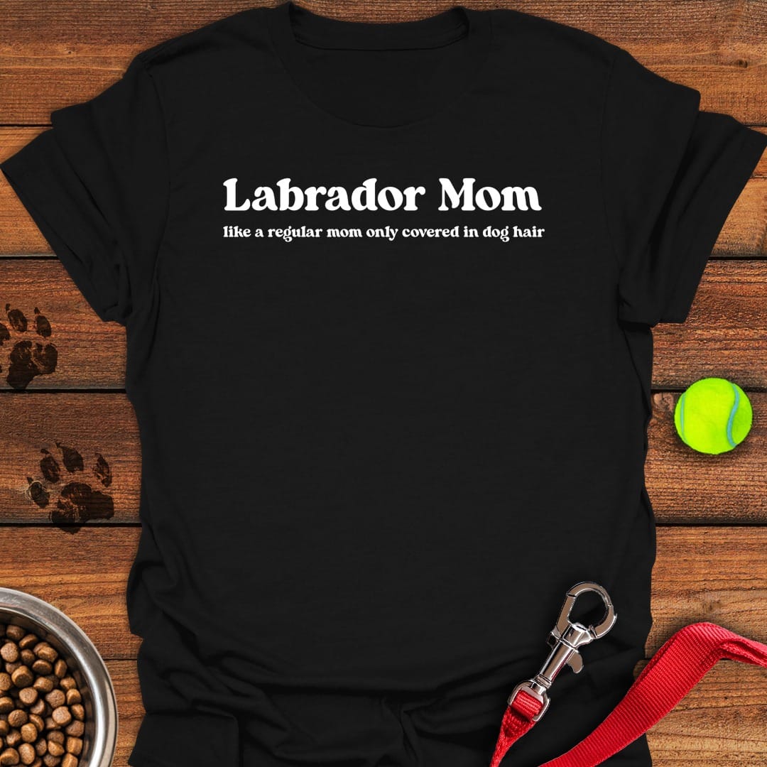 Funny Labrador Mom Black