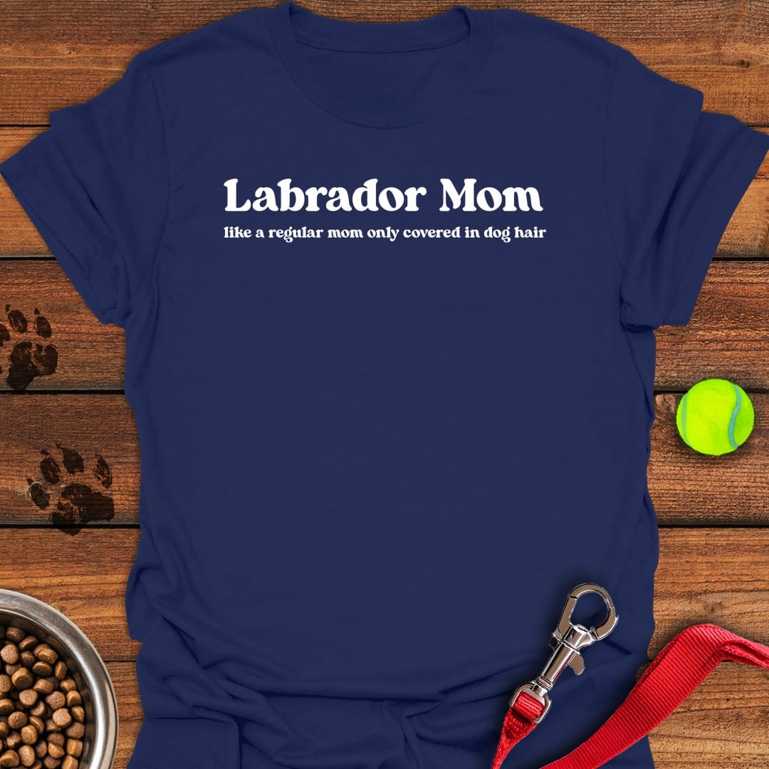 Funny Labrador Mom Navy