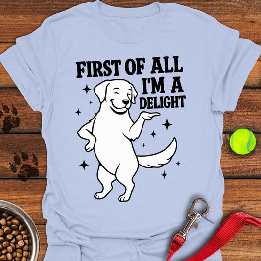 Funny Labrador Light Blue