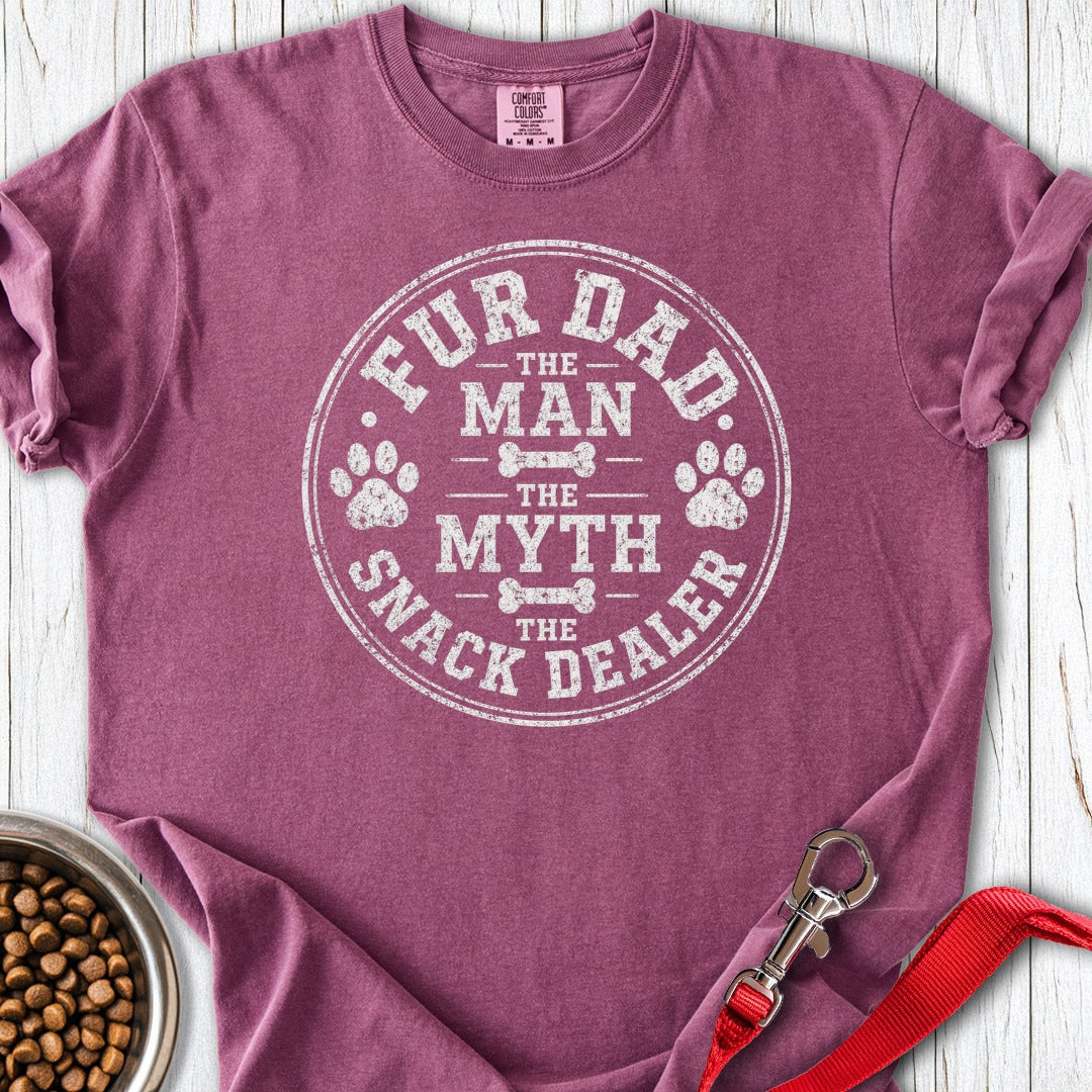 Fur Dad Premium Tee Berry