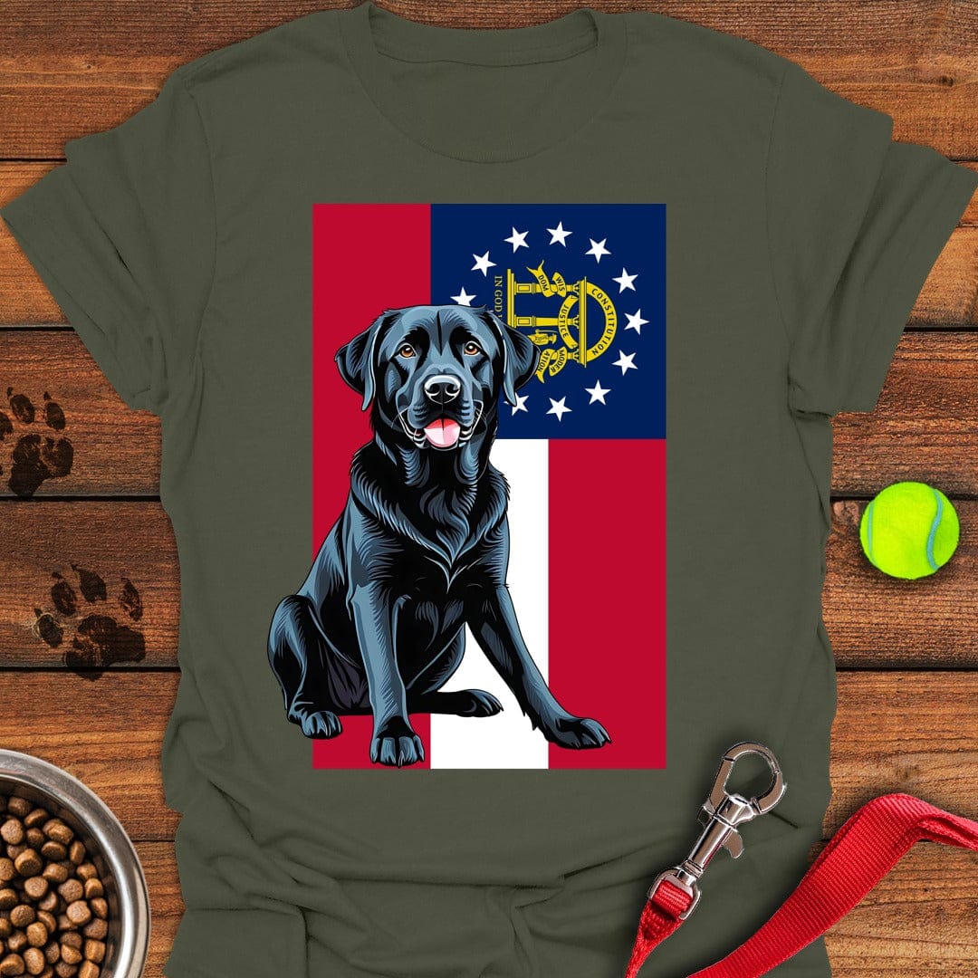 Georgia Black Labrador Military Green