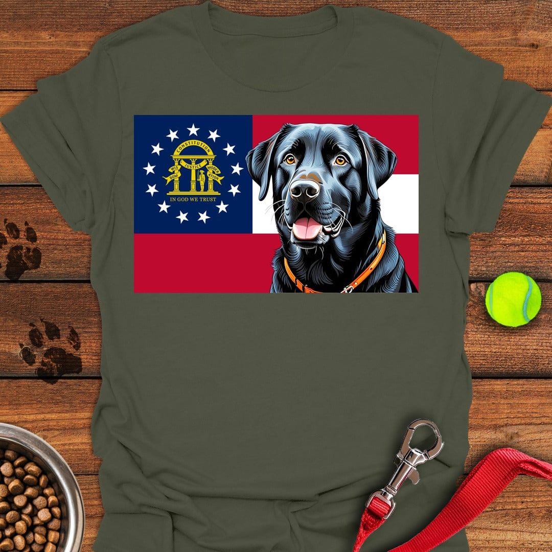Georgia Black Labrador Military Green