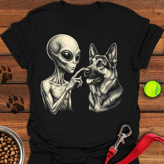 German Shepherd & Alien Black