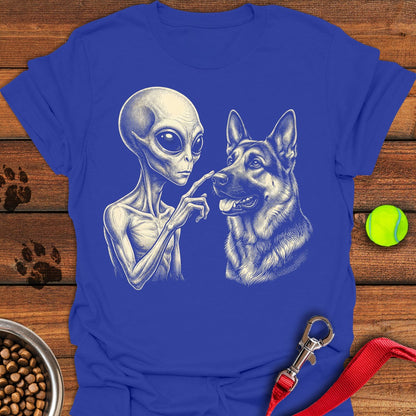 German Shepherd & Alien Royal