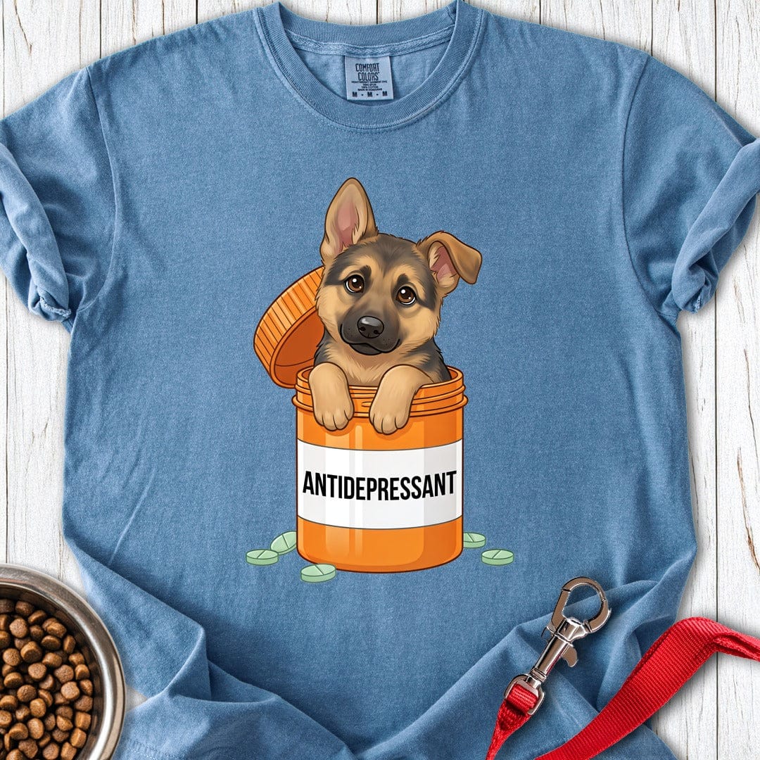 German Shepherd Antidepressant Premium Tee Blue Jean