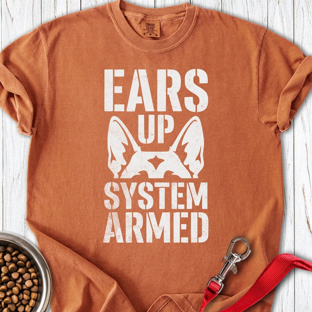 German Shepherd Armed Premium Tee Yam