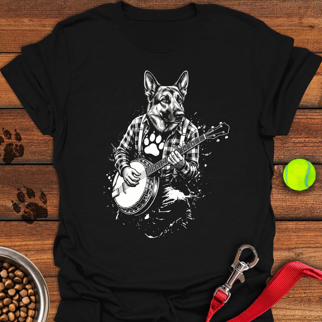 German Shepherd Banjo Black