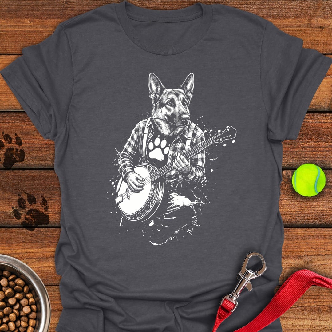 German Shepherd Banjo Dark Heather