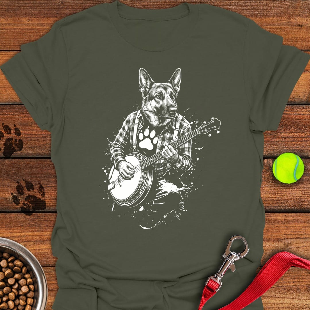 German Shepherd Banjo Military Green
