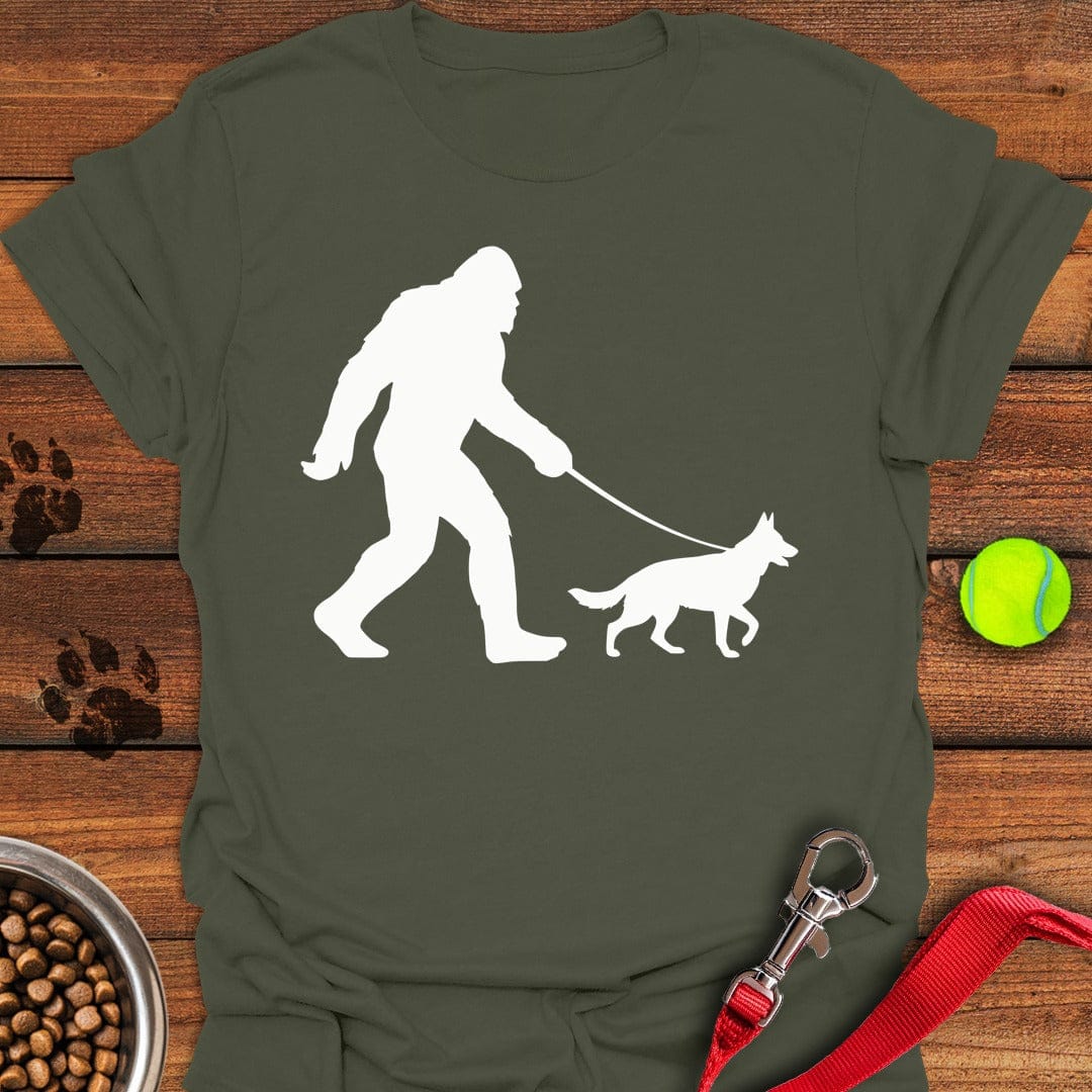 German Shepherd Bigfoot Military Green