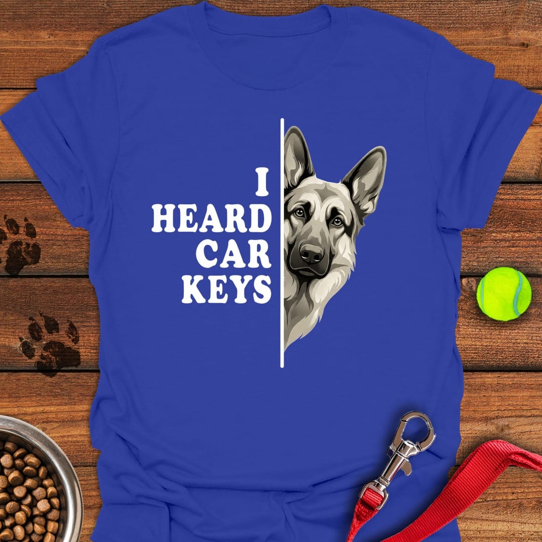German Shepherd Car Keys Royal