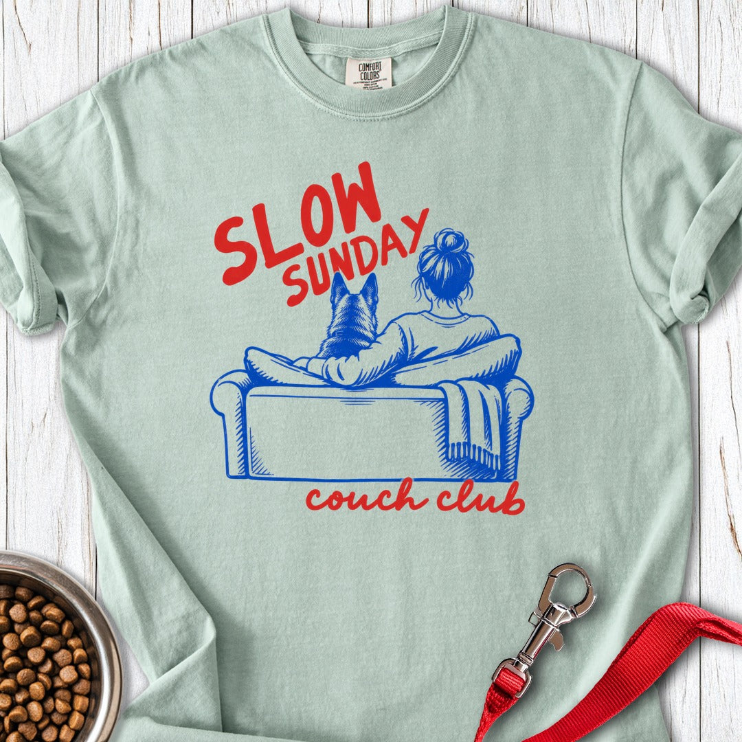 German Shepherd Couch Club Premium Tee Bay