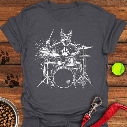 German Shepherd Drummer Dark Heather