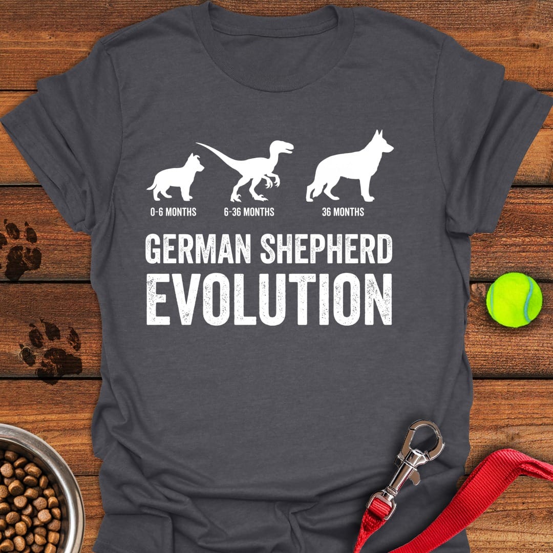 German Shepherd Evolution Dark Heather