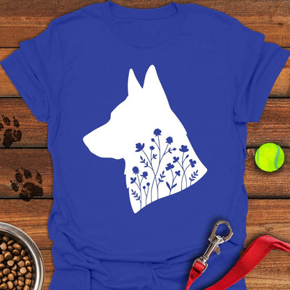 German Shepherd Flowers Royal