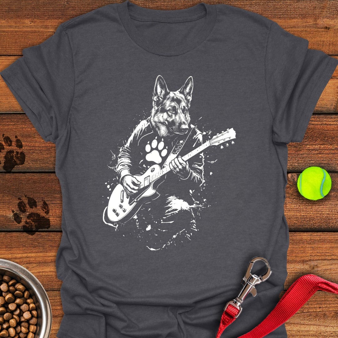 German Shepherd Guitar Dark Heather