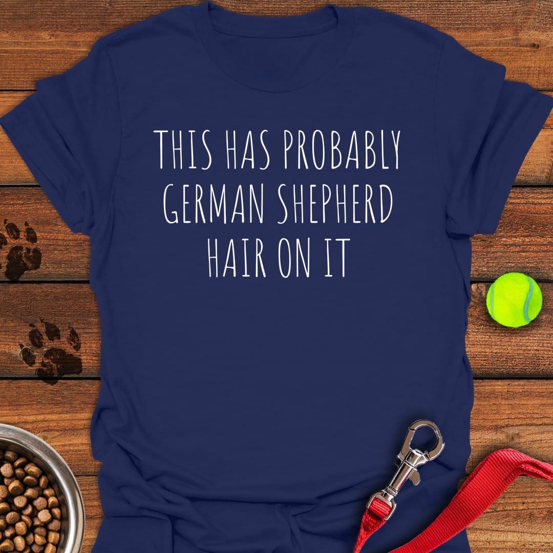 German Shepherd Hair Navy