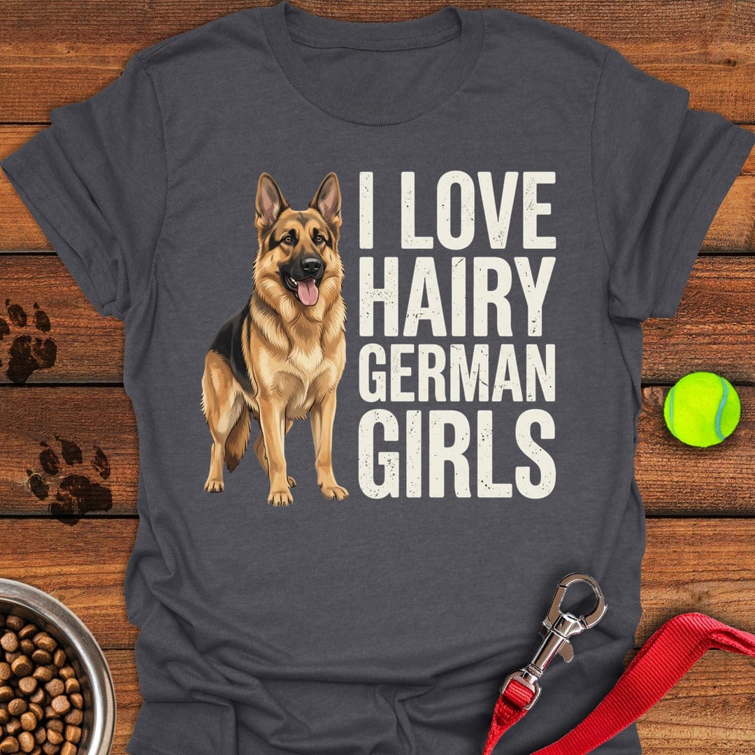 German Shepherd Hairy German Girls Dark Heather