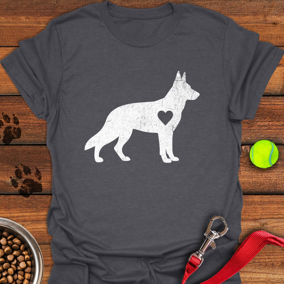 German Shepherd Love Dark Heather