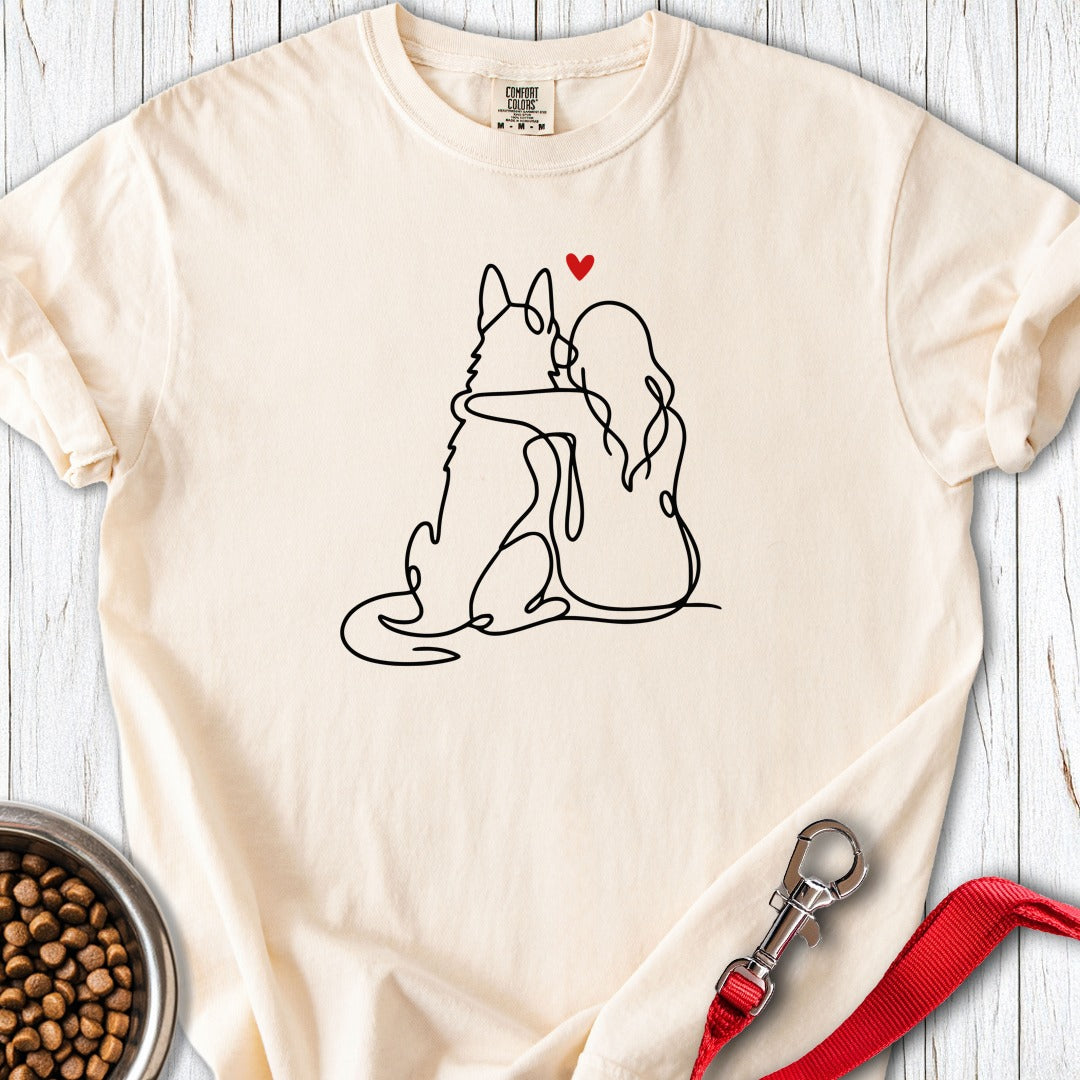 German Shepherd Lover Premium Tee Ivory