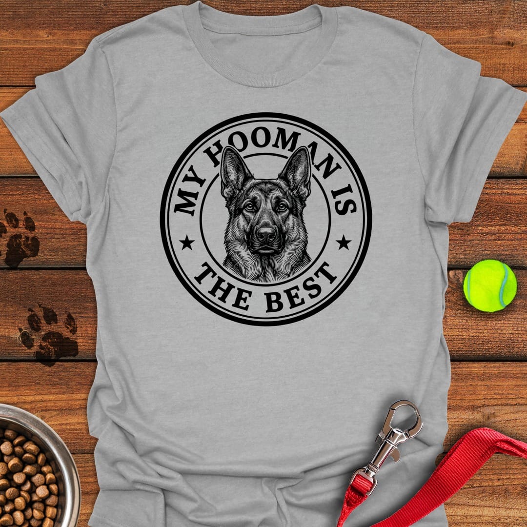 German Shepherd My Hooman Sport Grey
