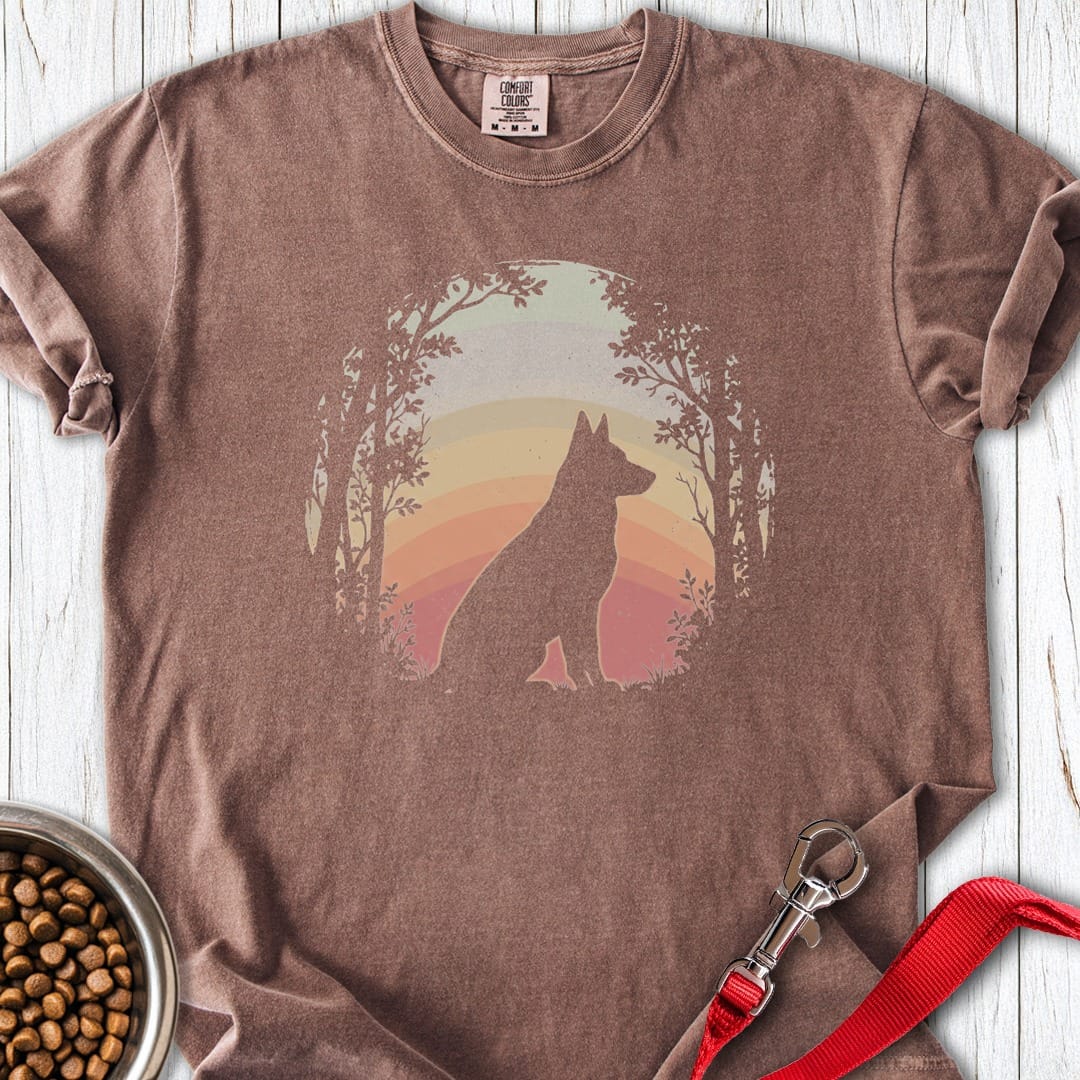 German Shepherd Nature Premium Tee Espresso