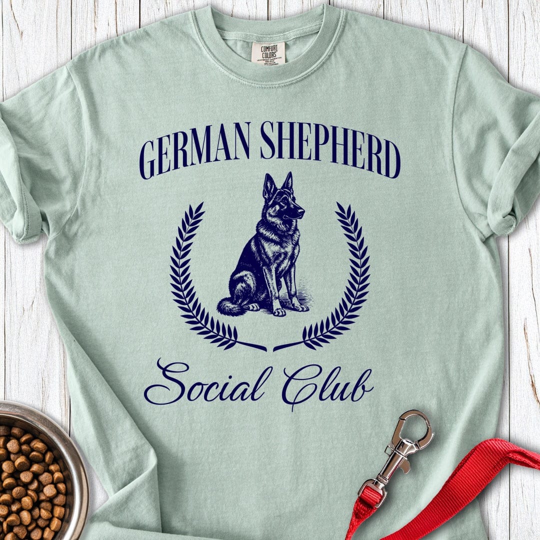 German Shepherd Social Club Premium Tee Bay