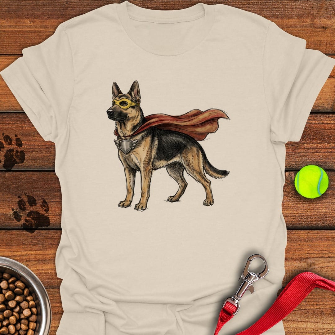 German Shepherd Superhero Natural