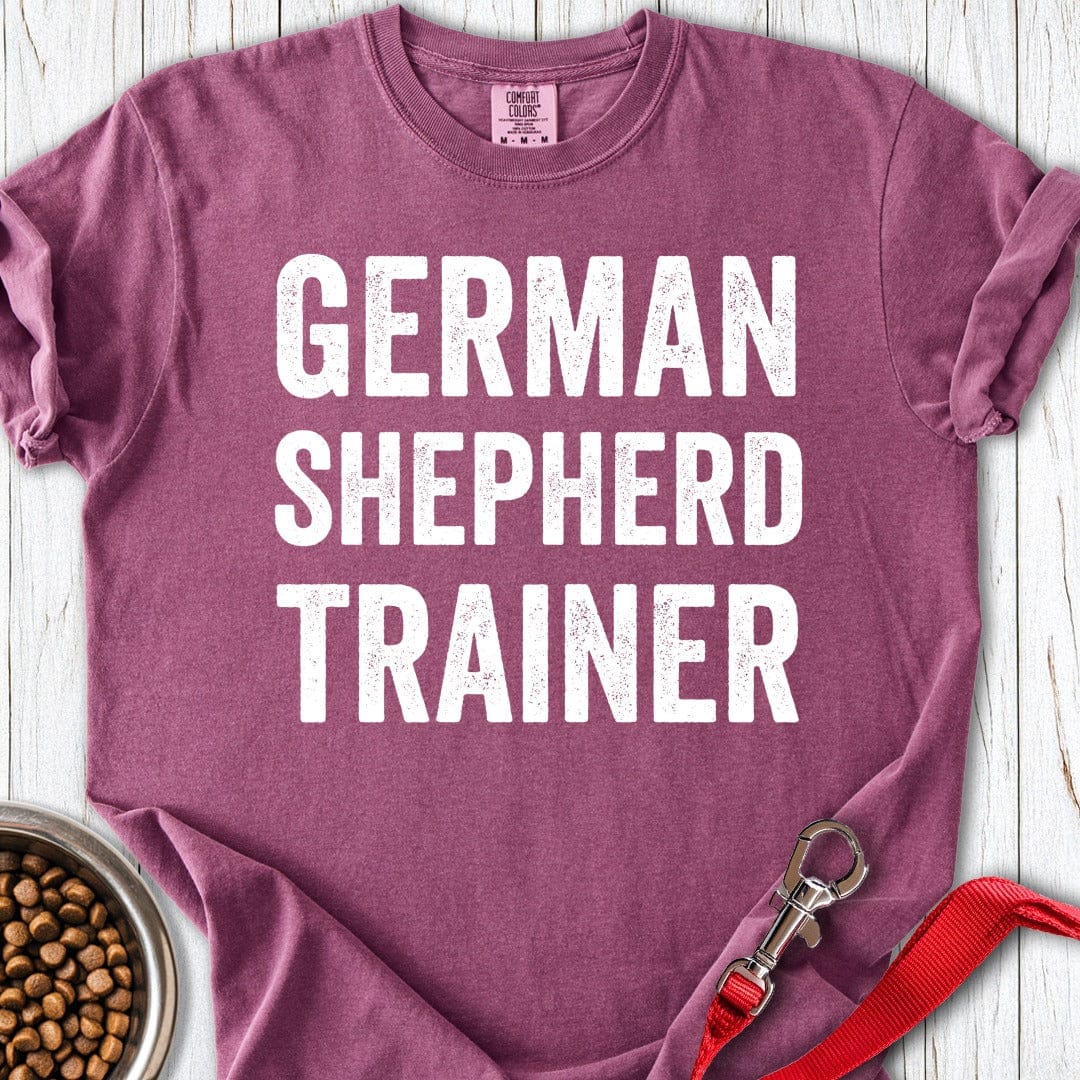 German Shepherd Trainer Premium Tee Berry