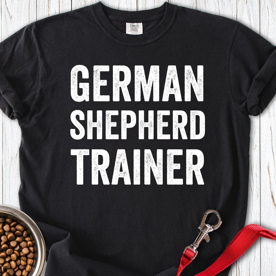 German Shepherd Trainer Premium Tee Black
