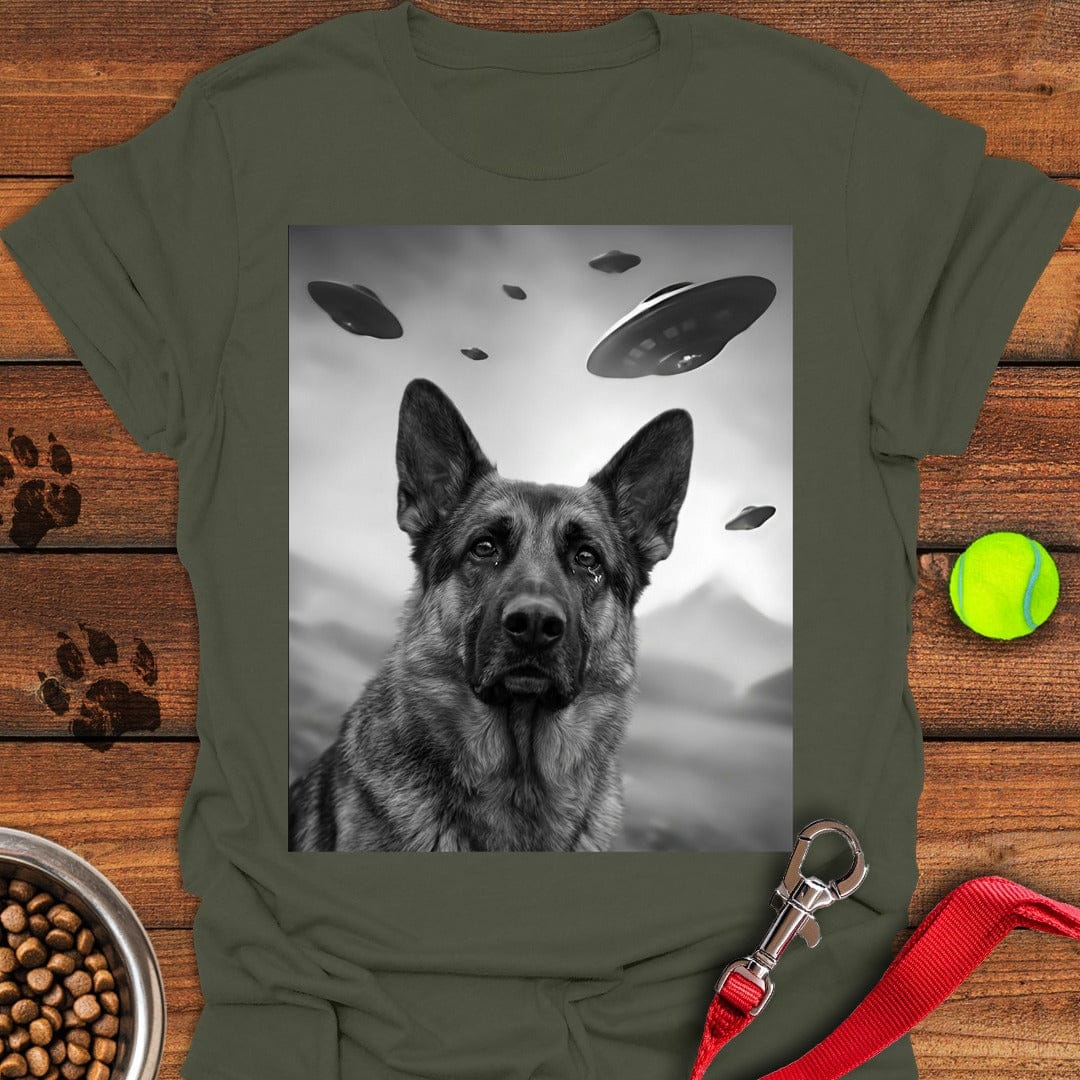 German Shepherd UFO Military Green