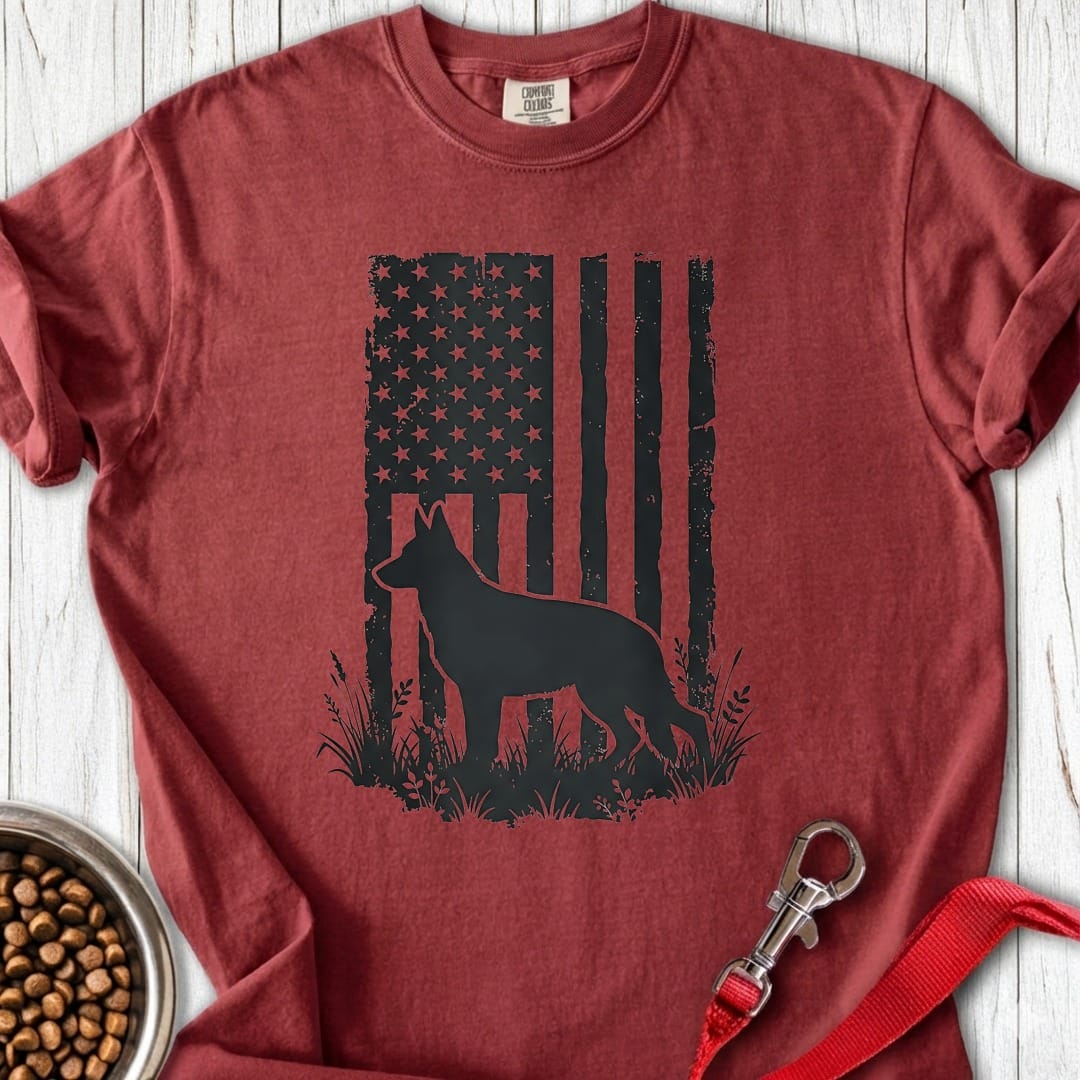 German Shepherd USA Premium Tee Brick