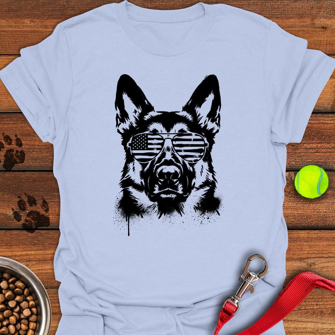 German Shepherd USA Light Blue