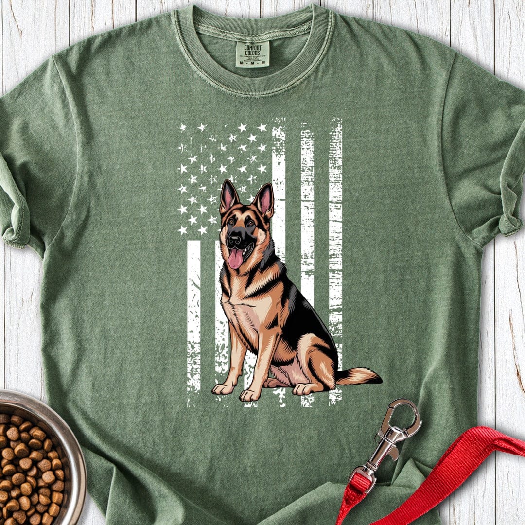 German Shepherd USA Premium Tee Moss