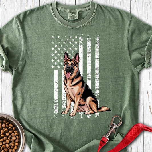 German Shepherd USA Premium Tee Moss