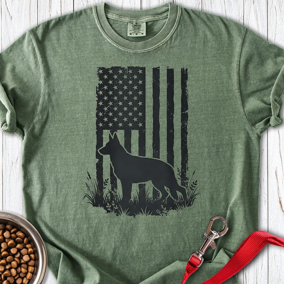 German Shepherd USA Premium Tee Moss