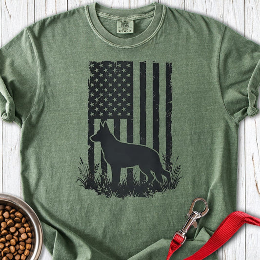 German Shepherd USA Premium Tee Moss