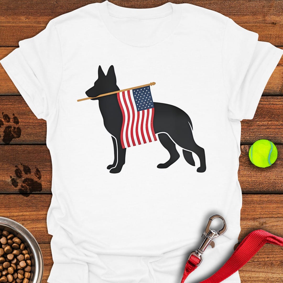 German Shepherd USA White
