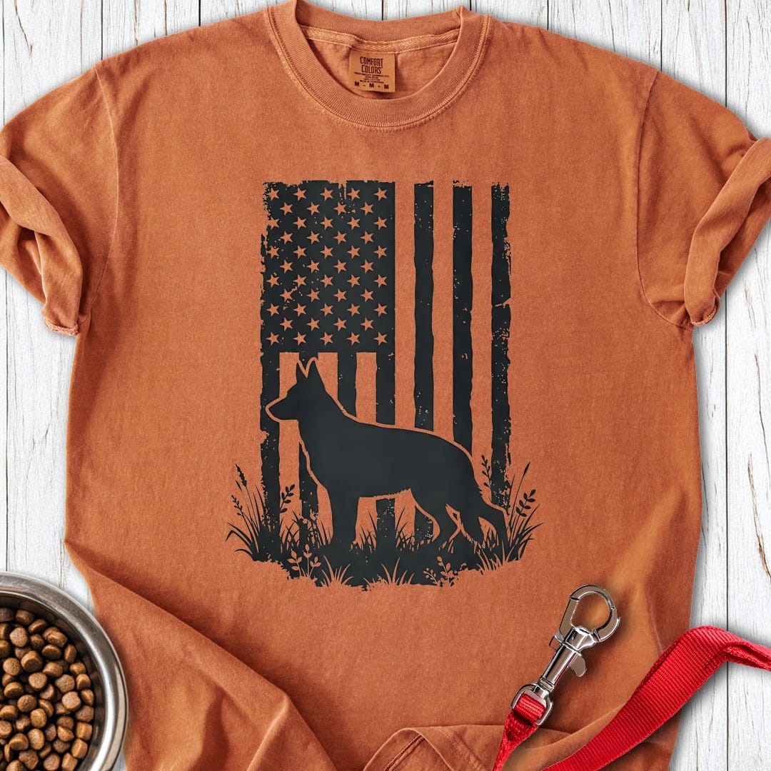 German Shepherd USA Premium Tee Yam