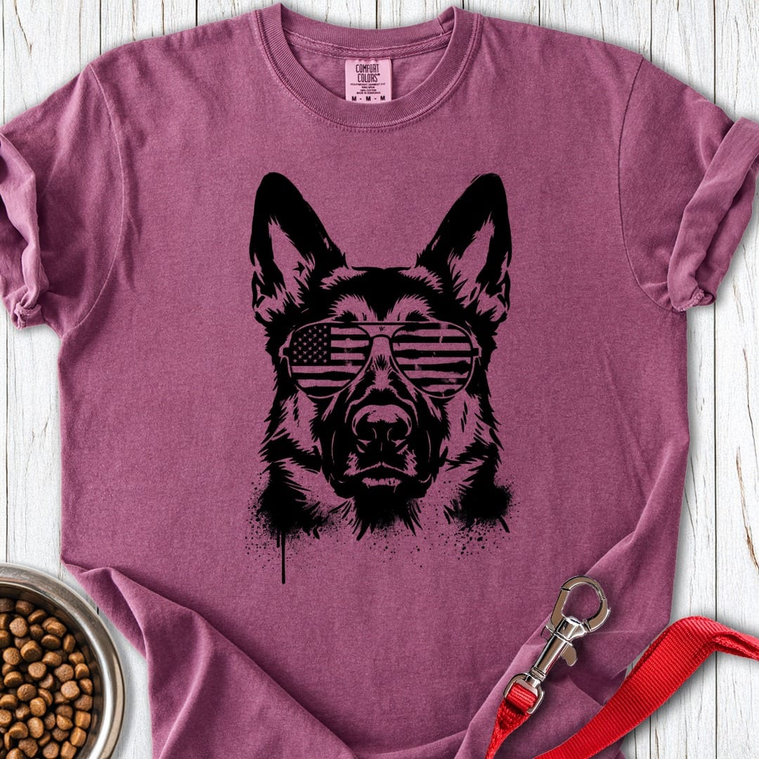 German Shepherd USA Premium Tee Berry