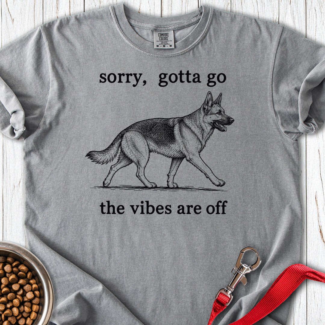 German Shepherd Vibes Premium Tee Grey