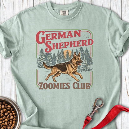German Shepherd Zoomies Club Premium Tee Bay