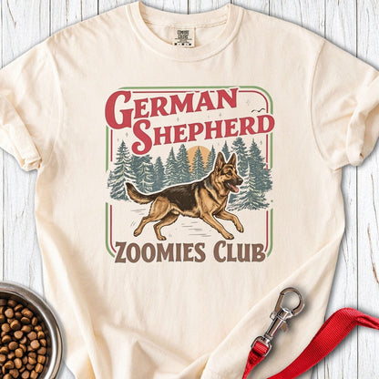 German Shepherd Zoomies Club Premium Tee Ivory