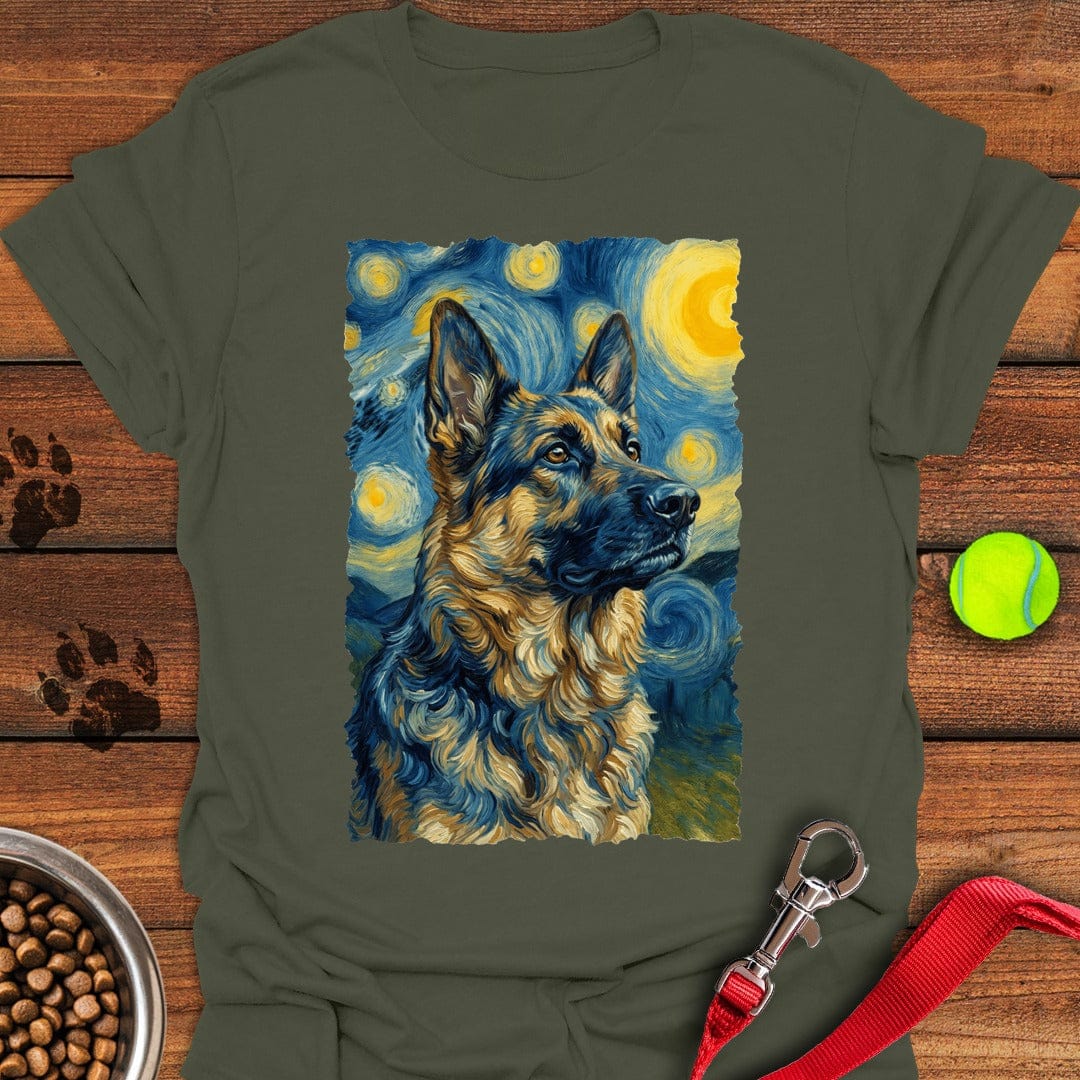 German Shepherd van Gogh Military Green