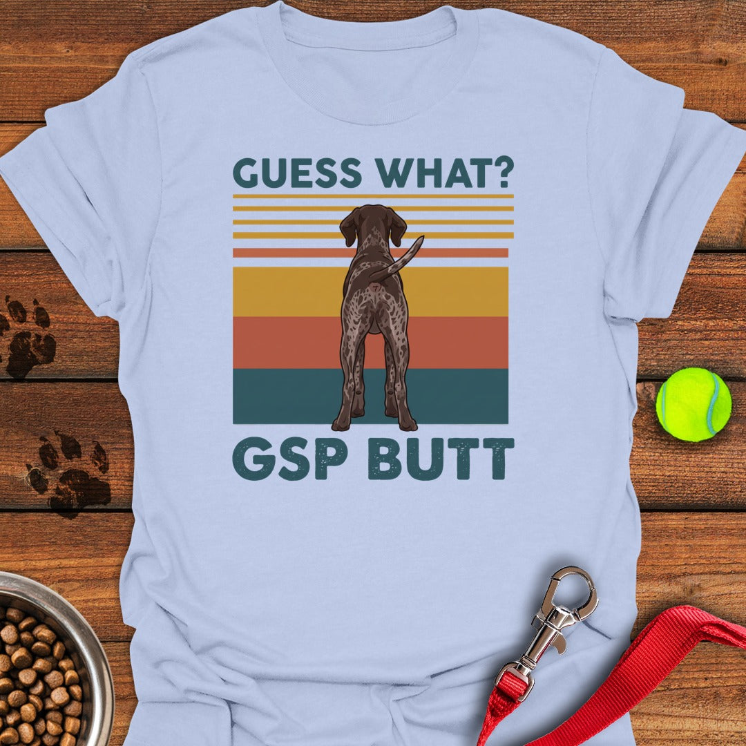 German Shorthaired Pointer Butt Light Blue