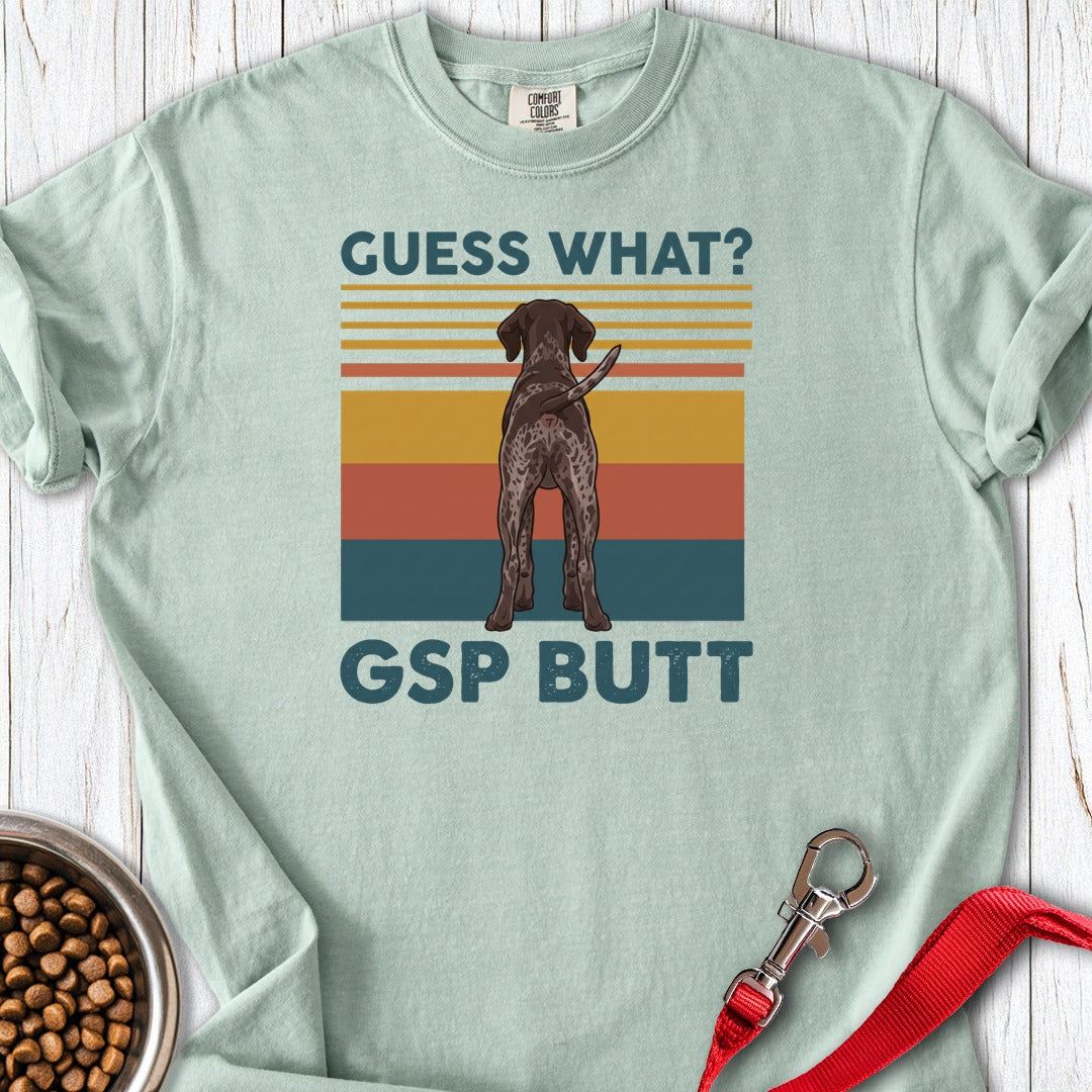 German Shorthaired Pointer Butt Premium Tee Bay