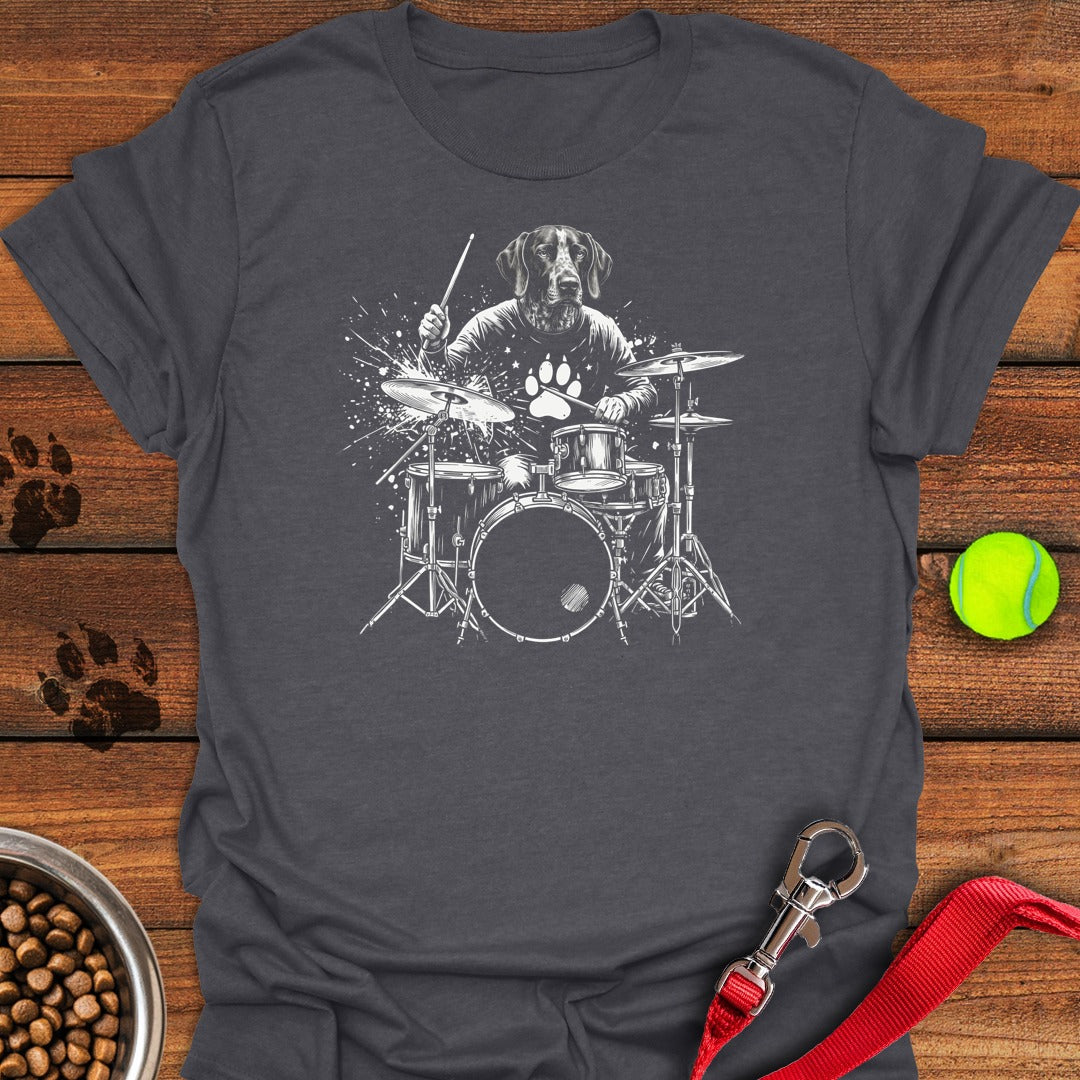 German Shorthaired Pointer Drummer Dark Heather