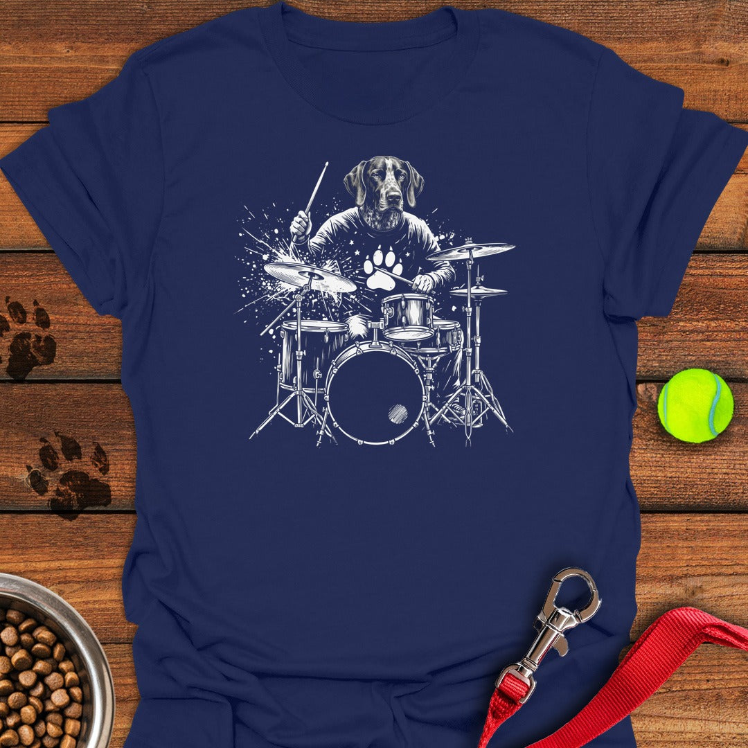 German Shorthaired Pointer Drummer Navy